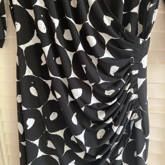 Joseph Ribkoff dress. Black and white - Picture 1 of 5